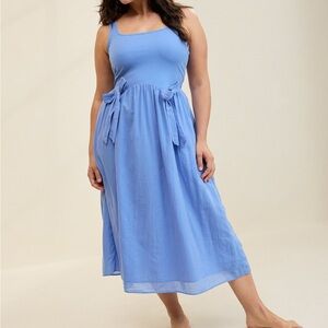 Aerie Bow Midi Dress